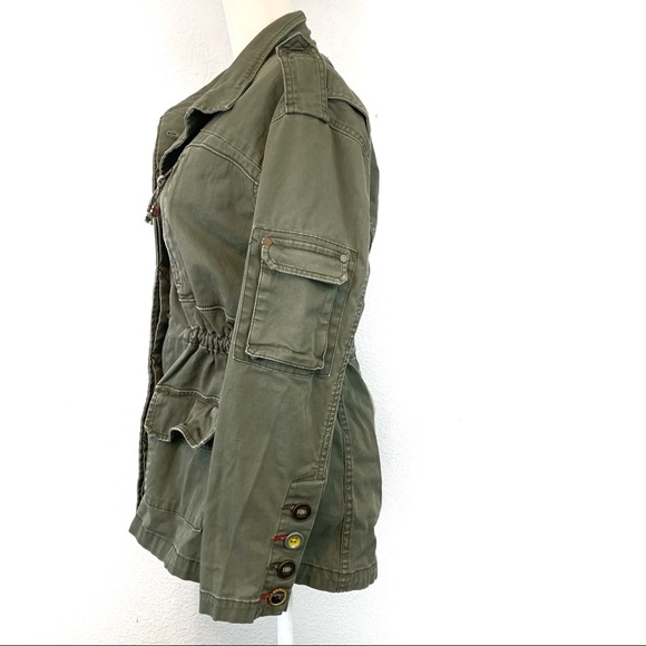 Sam Edelman Army Green Military Jacket - Picture 4 of 8